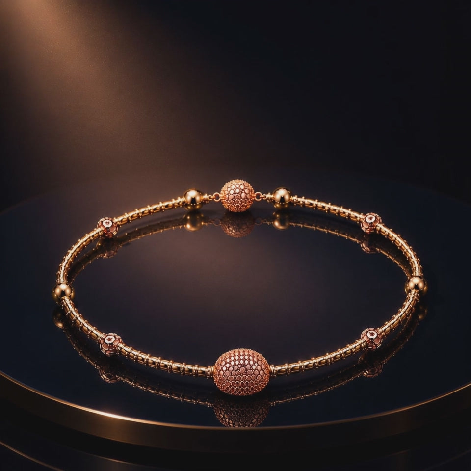 Collier Rose Minuit en mouvement, vidéo de présentation RENN Paris